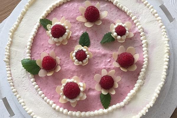 Raspberry Easter Cake