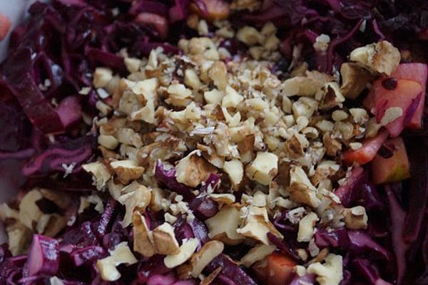 Red Cabbage and Cranberry Salad