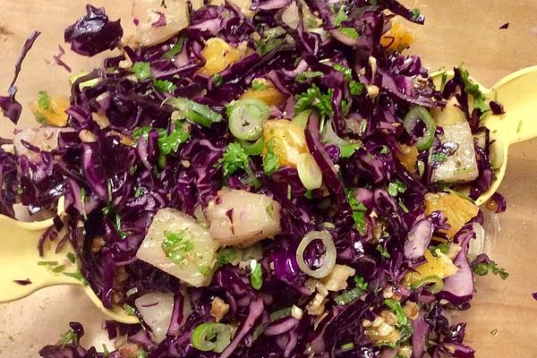 Red Cabbage Salad with Oranges