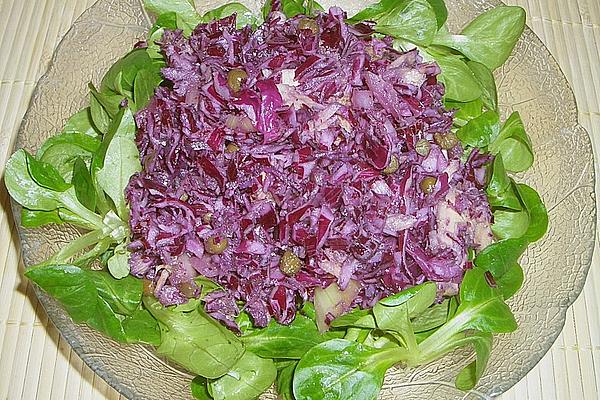 Red Cabbage Salad with Tuna