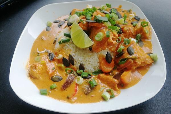 Red Thai Curry with Chicken