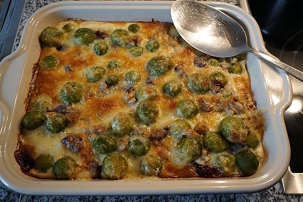 Refined Autumn Brussels Sprouts Gratin
