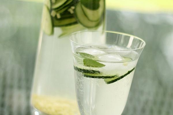 Refreshing Cucumber-ginger Water