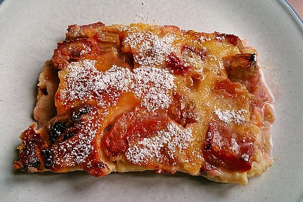 Rhubarb Clafoutis