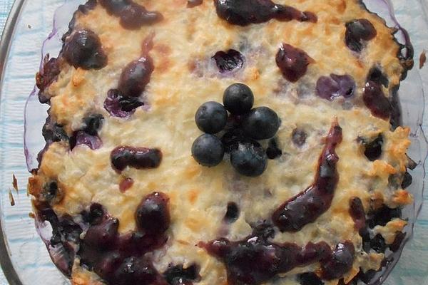 Rice Casserole with Blueberries