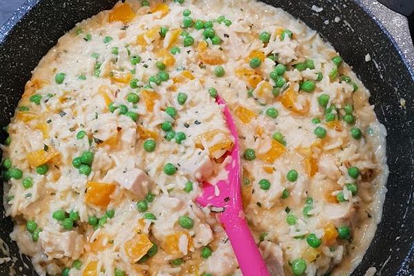 Rice Pan with Vegetables and Chicken