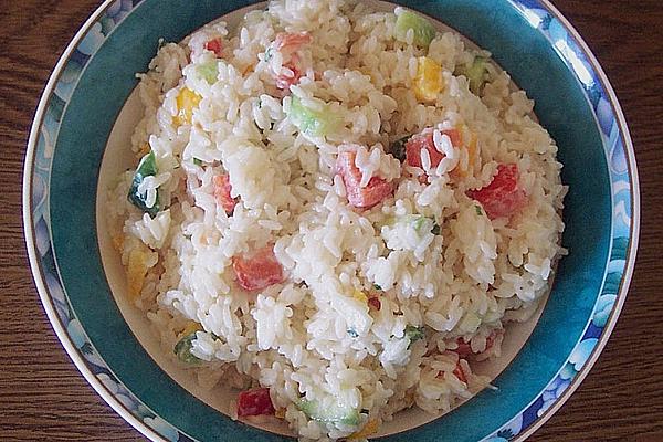 Rice Salad – Ideal for Using Leftovers and Prepared Super Quickly