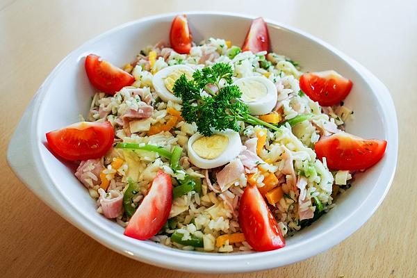 Rice Salad with Apple