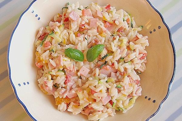 Rice Salad with Peppers and Tangerines