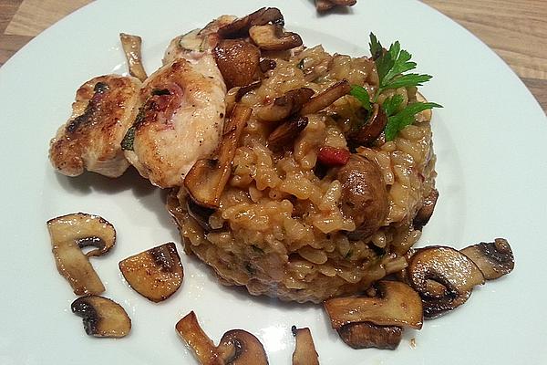 Risotto with Mixed Mushrooms