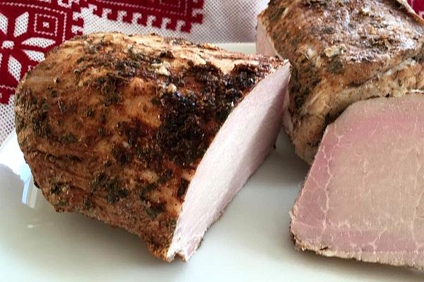 Roast Pork Made from Marinated Meat
