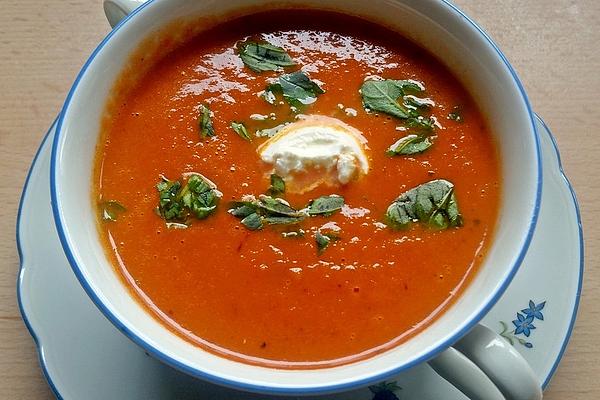 Roasted Bell Pepper Tomato Soup