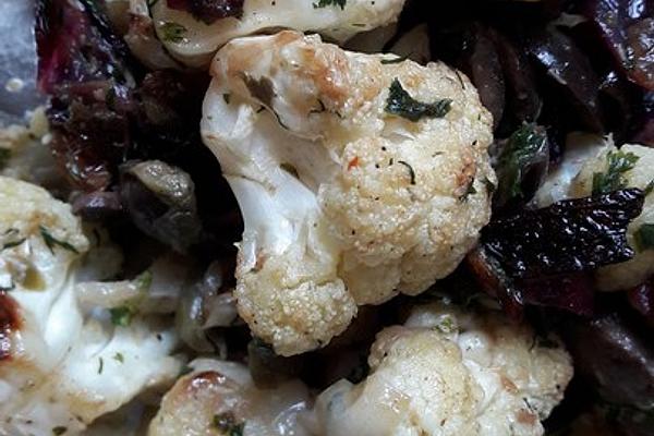 Roasted Cauliflower Salad