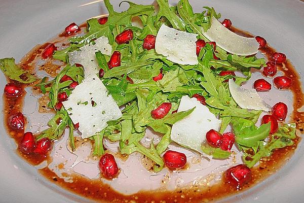 Rocket – Pomegranate – Salad with Pecorino