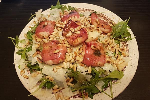 Rocket Salad with Pine Nuts and Parmesan