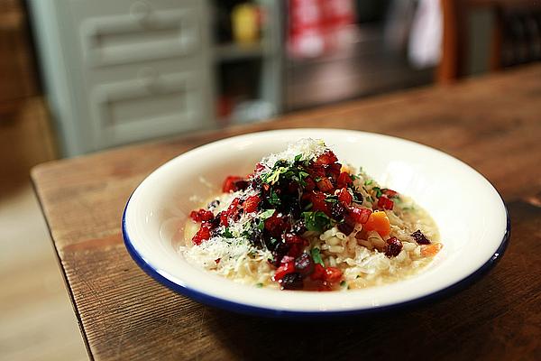 Root Vegetable Risotto with Gremolata