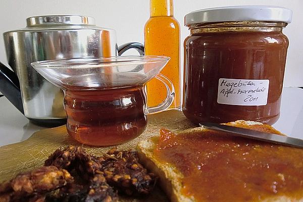 Rose Hip Apple Syrup and Spread