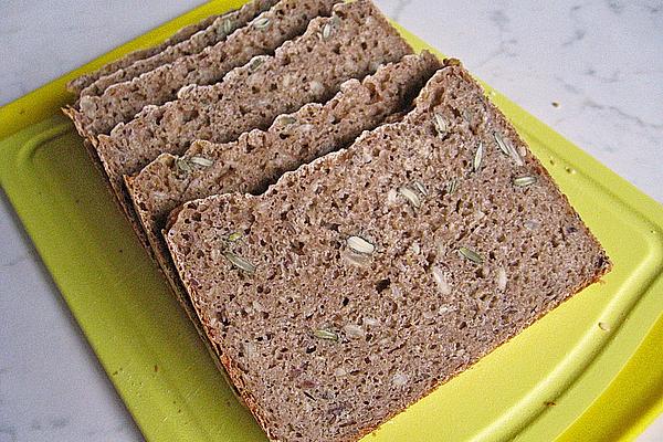 Rye and Sourdough Mixed Bread, Baked in Bread Maker