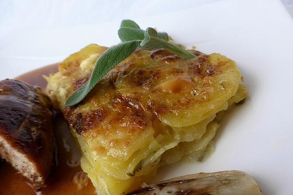 Sage – Potato Gratin with Parmesan