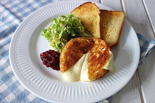 Salad with Baked Camembert