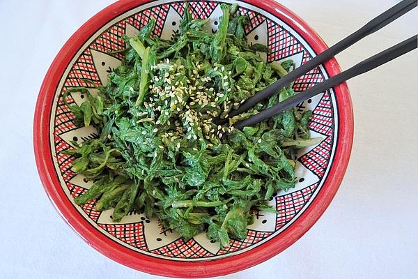 Salad with Blanched Spinach