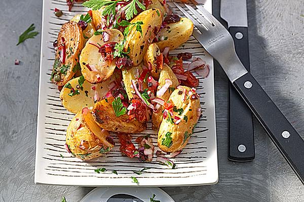 Salad with Fried Potatoes