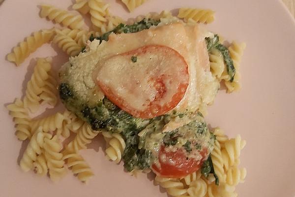 Salmon and Spinach Bake