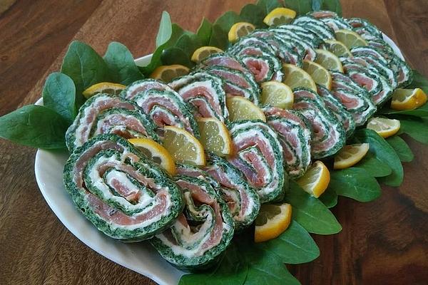 Salmon Roll with Spinach