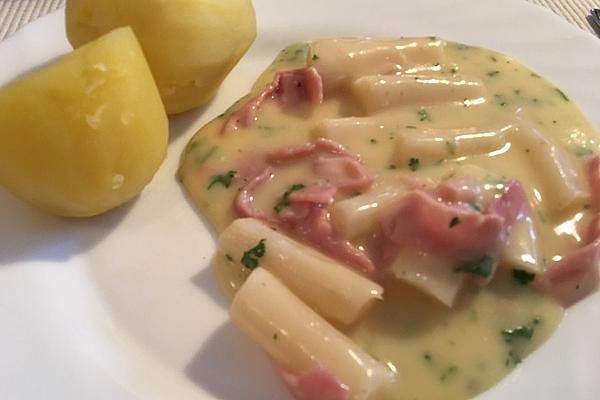 Salsify in Bacon Sauce