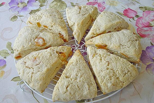 Scones with Apricots and Cream Cheese