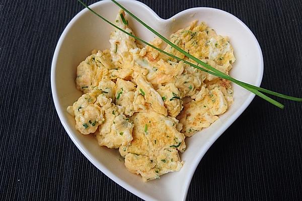Scrambled Eggs with Chives and Parsley