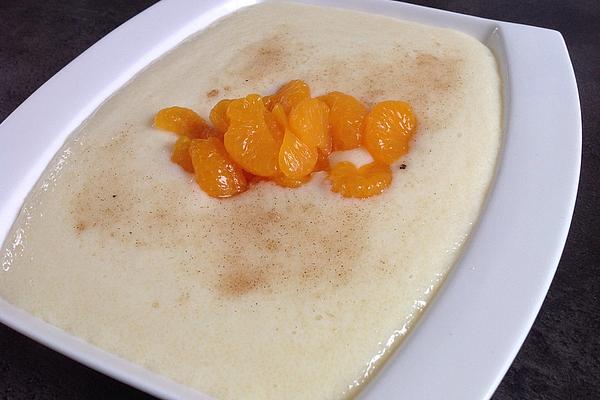 Semolina Porridge with Tangerines