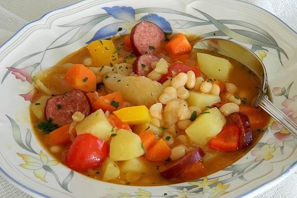 Serbian Bean Soup Like Grandma`s