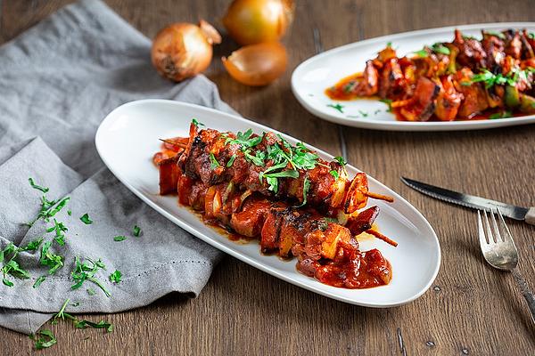 Shish Kebab with Homemade Kebab Sauce