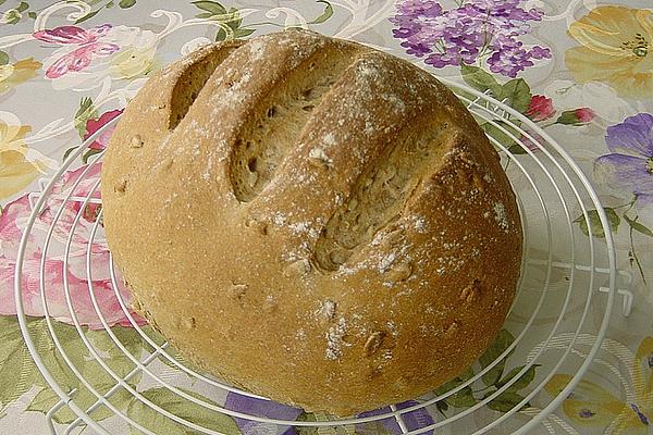 Simple Whole Wheat Bread with Sunflower Seeds