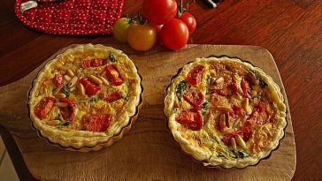 Small Quiches with Spinach and Feta