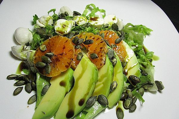 Smokey`s Avocado, Mozzarella, and Tangerine Salad