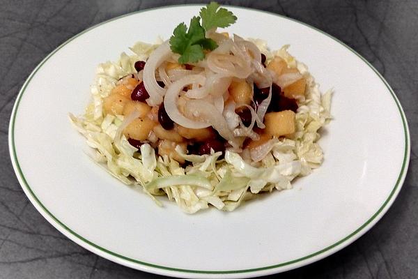 Smokey`s Cabbage and Kidney Bean Salad