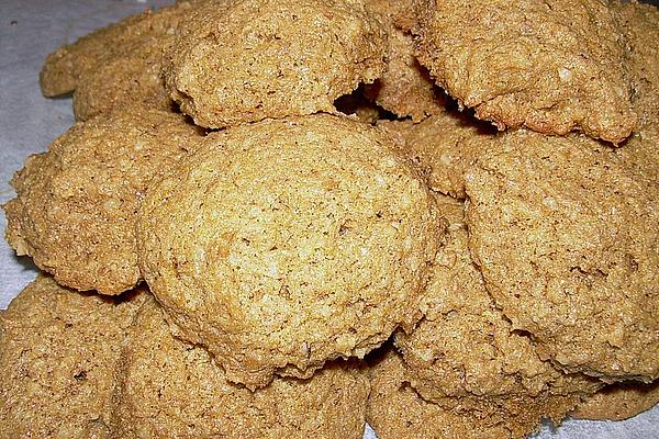 Soft Whole Grain Coconut Cookies