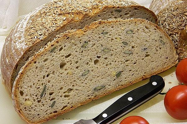 Sourdough Bread with Rye and Spelled Flour