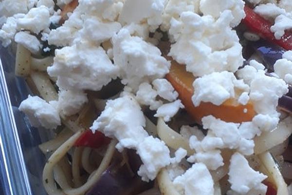 Spaghetti Salad with Feta Cheese