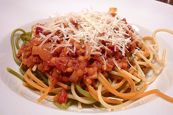 Spaghetti Sauce with Red Lentils