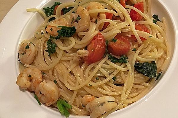 Spaghetti with Shrimp