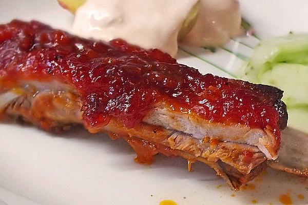 Spare Ribs with American BBQ Sauce