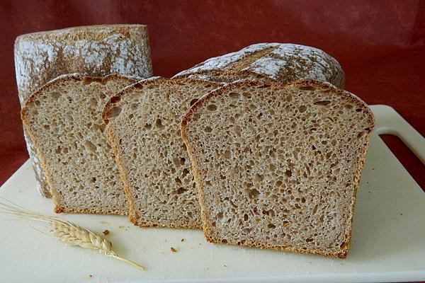 Spelled, Wheat and Buttermilk Bread Without Sourdough