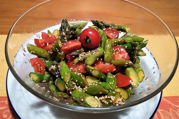 Spicy Asian Asparagus Salad