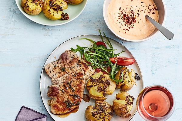 Spicy Baked Baked Potatoes