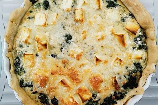 Spinach-quiche