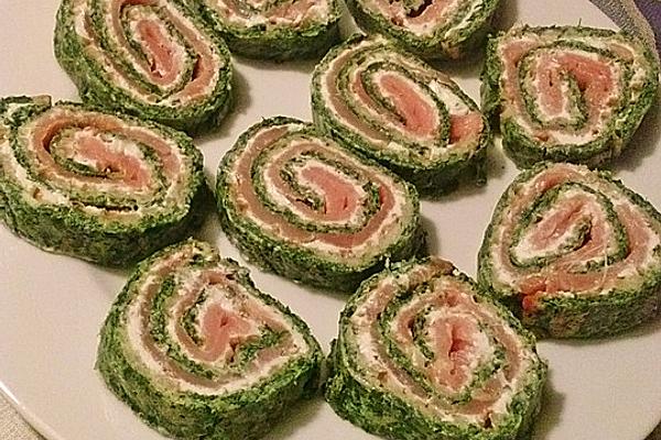 Spinach Salmon Roll