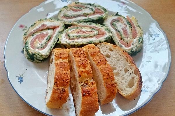 Spinach – Salmon – Roll